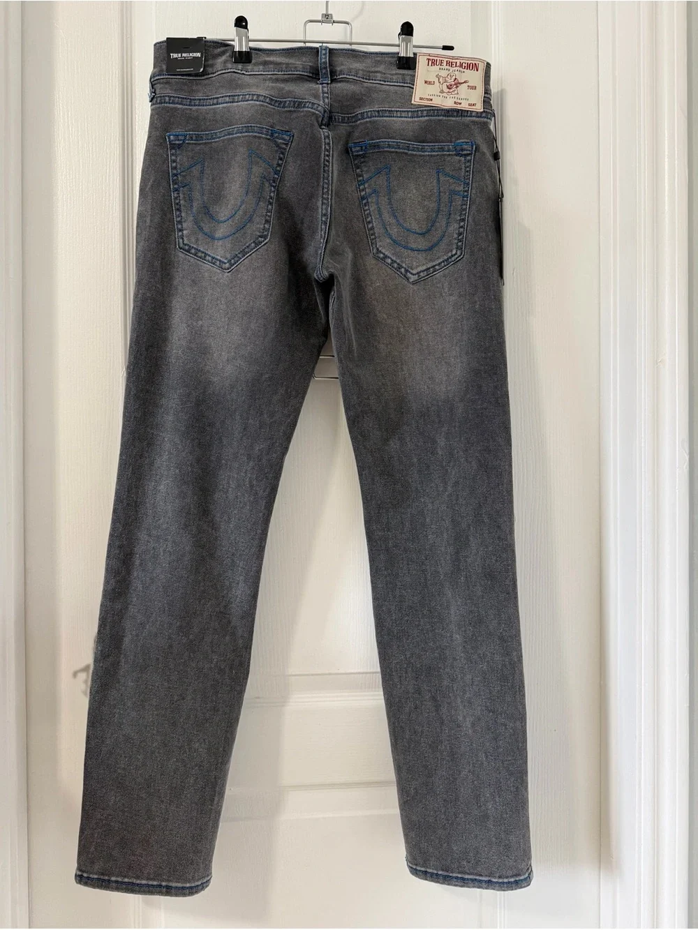 True Religion Men’s Geno SN NF Slim Grey Phantom Wash